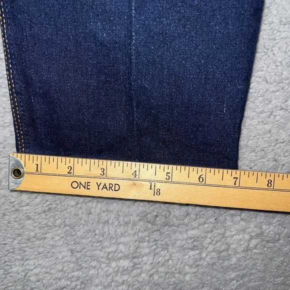 NOS Jordache Jeans Women's Size 12 x 33 Blue Denim Horse Head Hemmed Pants 52992